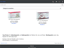 Tablet Screenshot of kapseldiscount.de